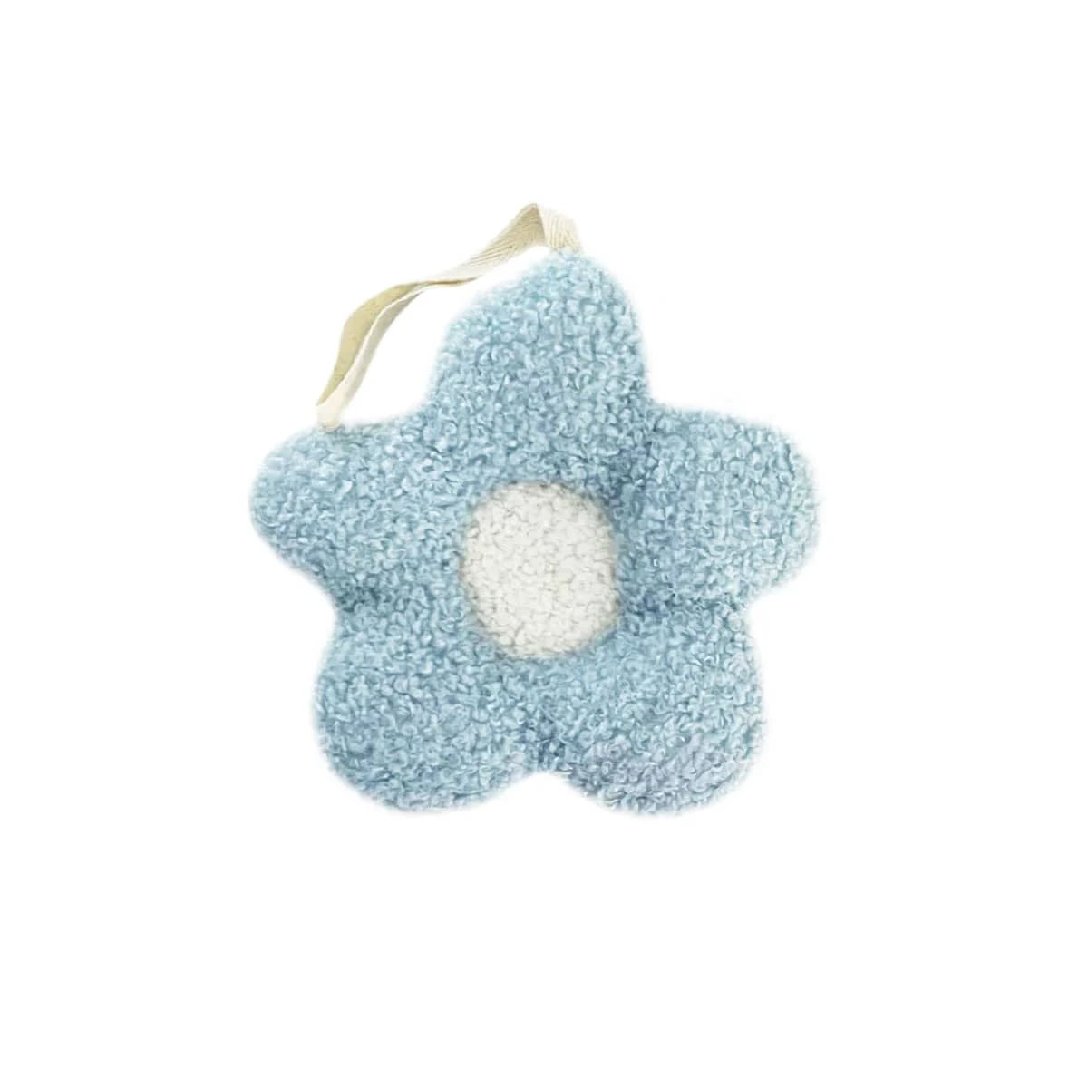 Luna Mae Creations - Pacifier Holder - Pale Blue Daisy