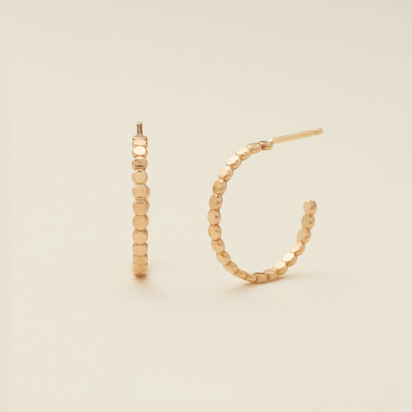 Made by Mary Poppy Hoop Earrings