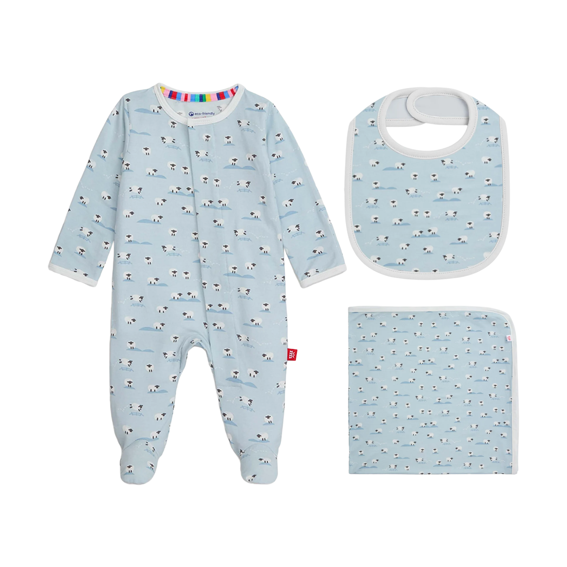 Magnetic Me Modal Magnetic 3 Piece Gift Set - Ba Ba Baby Blue, Newborn | Babylist Shop