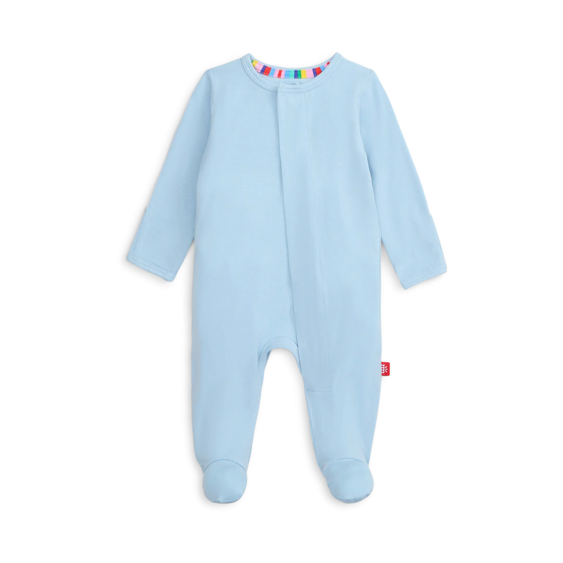 Magnetic Me Modal Magnetic Footie - Baby Blue, 0-3 M | Babylist Shop