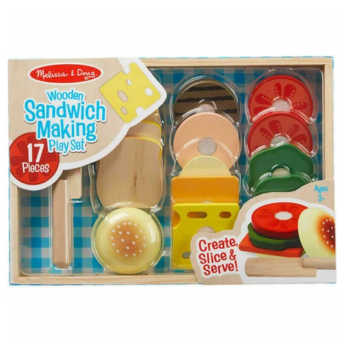 Melissa & Doug 17 Piece Sandwich Making Set