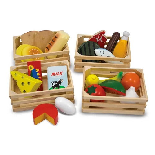Melissa & Doug 21 Piece Wooden Food Groups