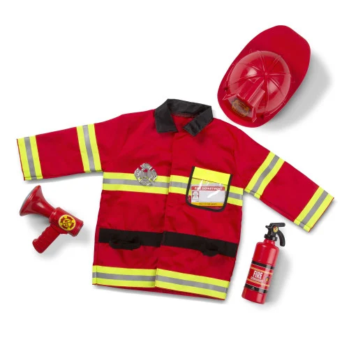 Melissa & Doug Dress Up Costume Set - Firefighter Chief