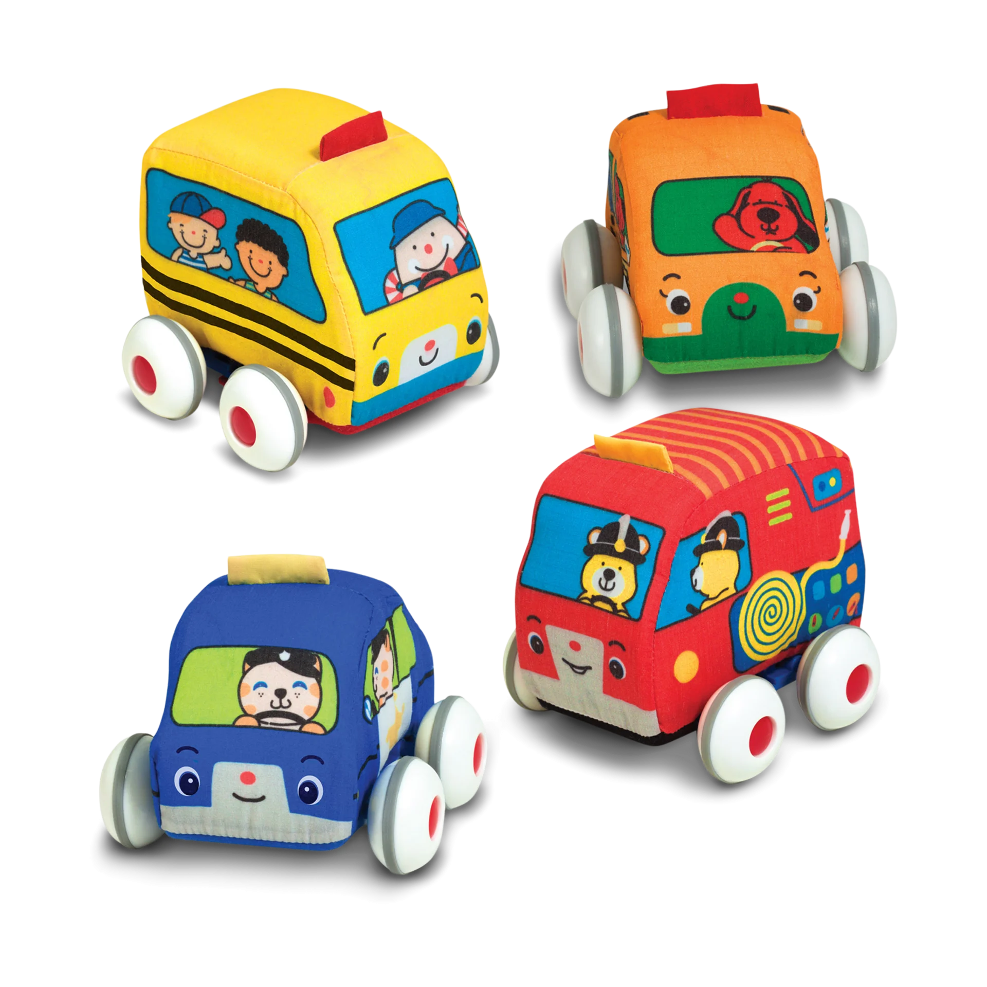Melissa & Doug Pull-Back Town Vehicles Baby and Toddler Toy | Babylist Shop