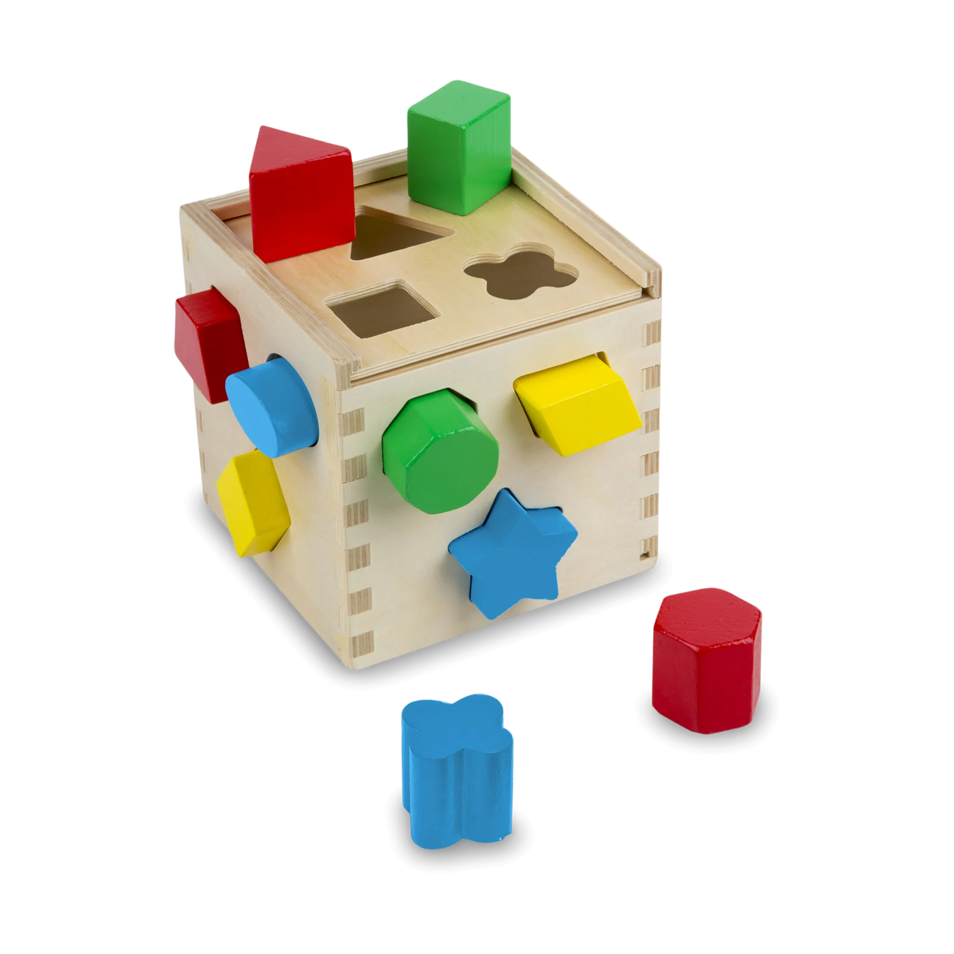 Melissa & Doug Shape Sorting Cube Classic Toy | Babylist Shop