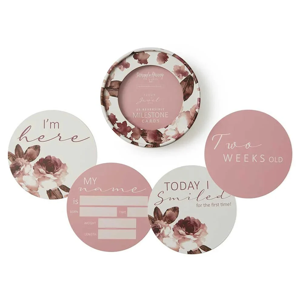 Milestone Cards Fleur and Jewel