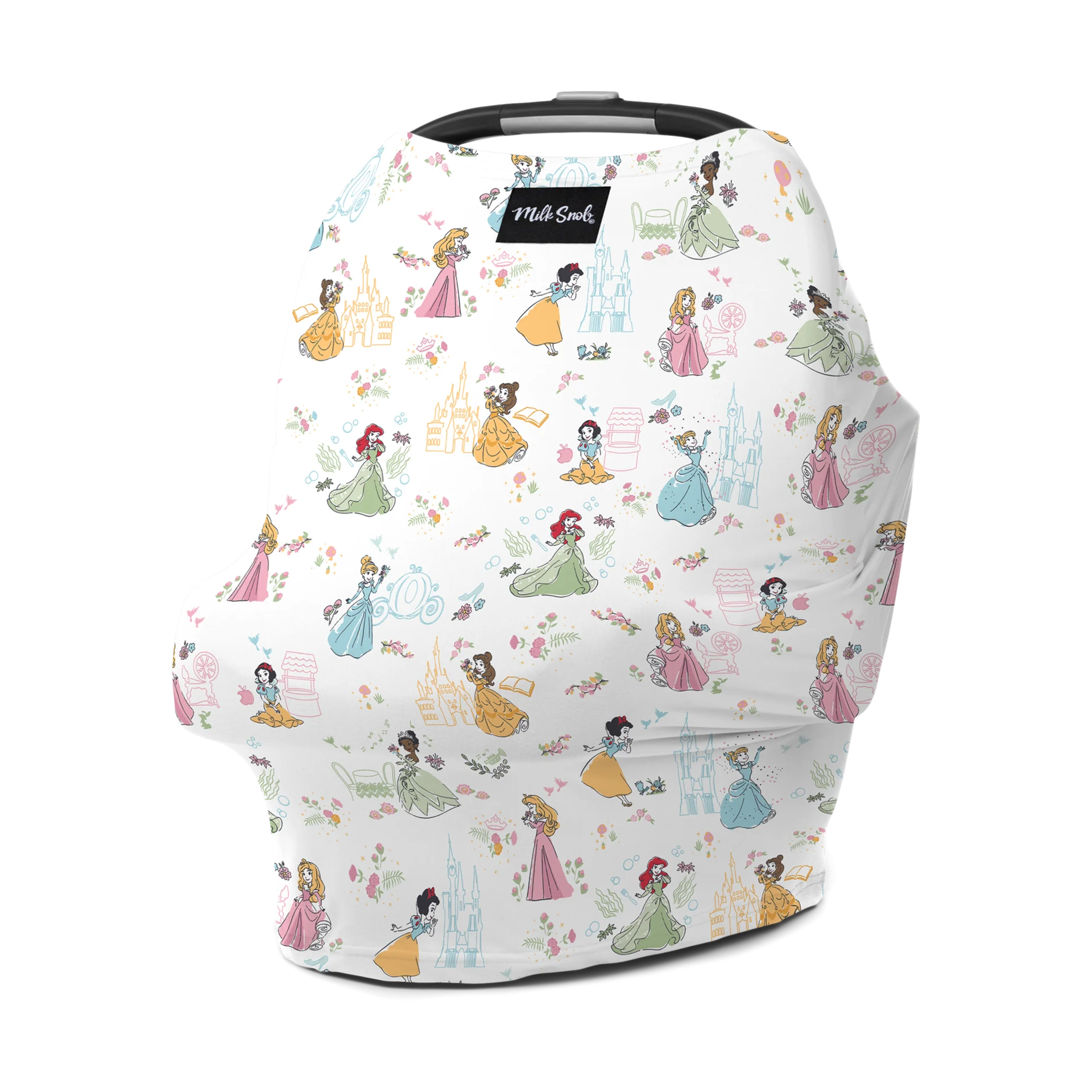 Milk Snob Disney Princess 5-in-One Cover - White | Babylist Shop