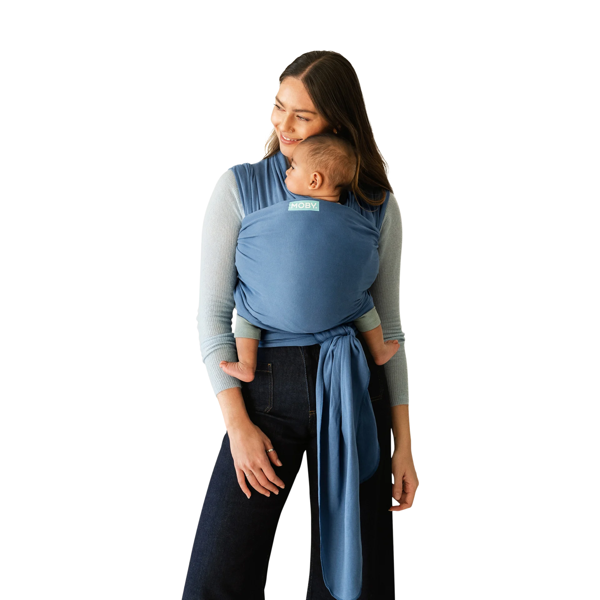 Moby Classic Wrap Carrier - Ocean Blue | Babylist Shop