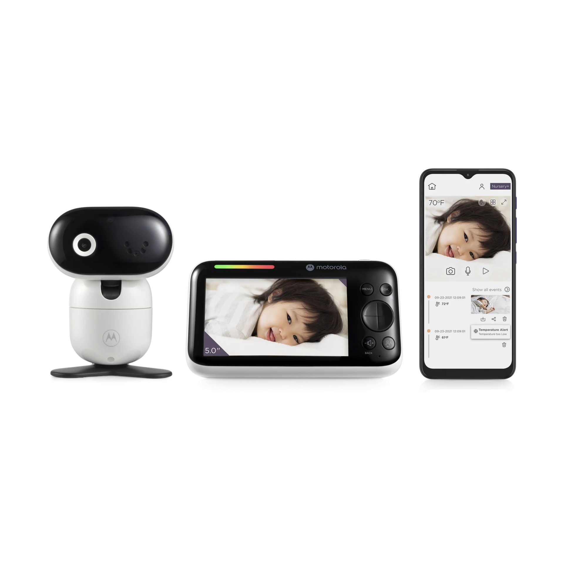 Motorola PIP1610 HD Connect 5" 1080pRemote Pan/Tilt Video Baby Monitor - 1 Camera | Babylist Shop