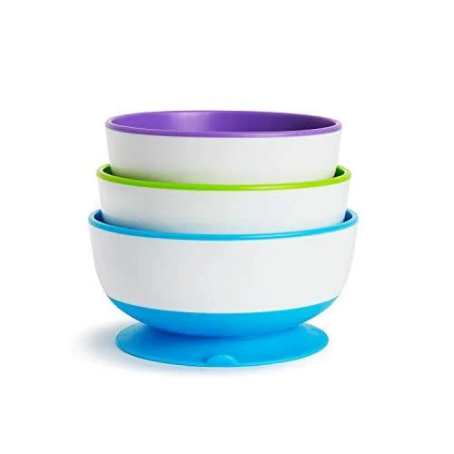 Munchkin Stay Put Suction Bowls 3pk