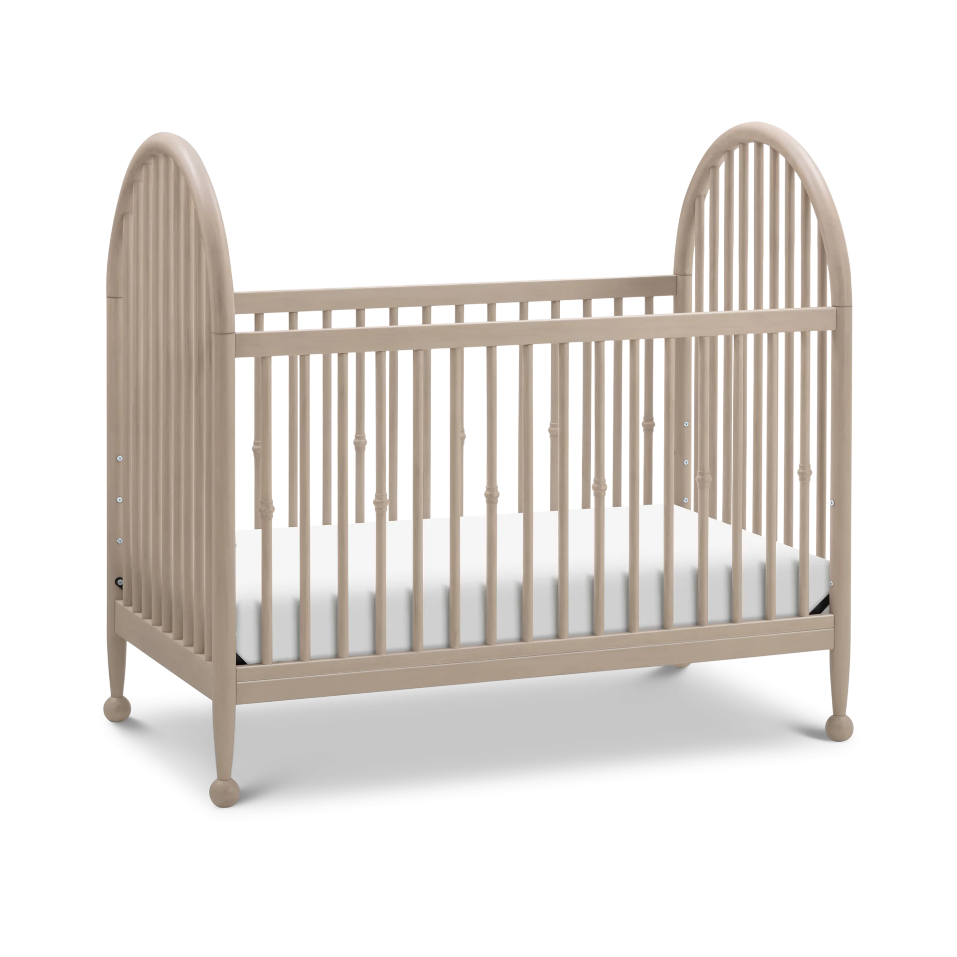 Namesake Alouette 3-in-1 Convertible Spindle Crib - Washed Pine | Babylist Shop
