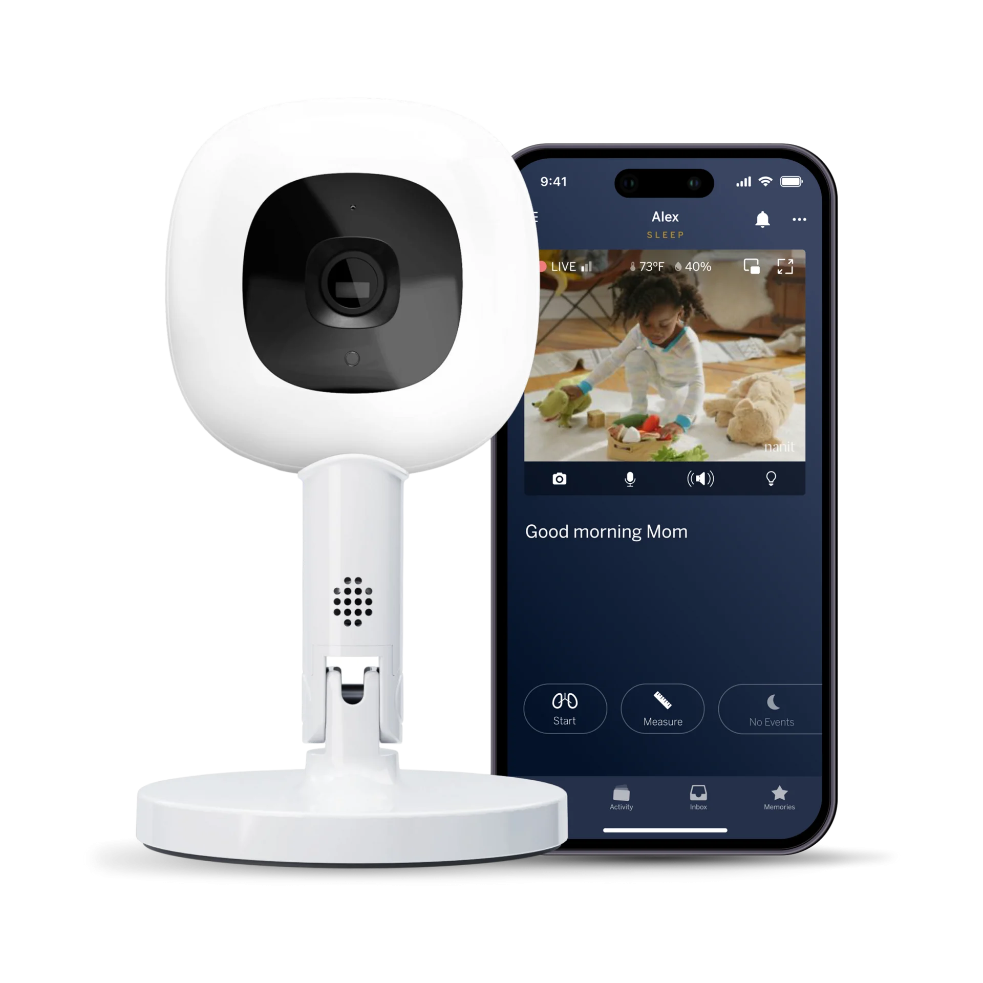 Nanit Pro Camera & Flex Stand - White | Babylist Shop