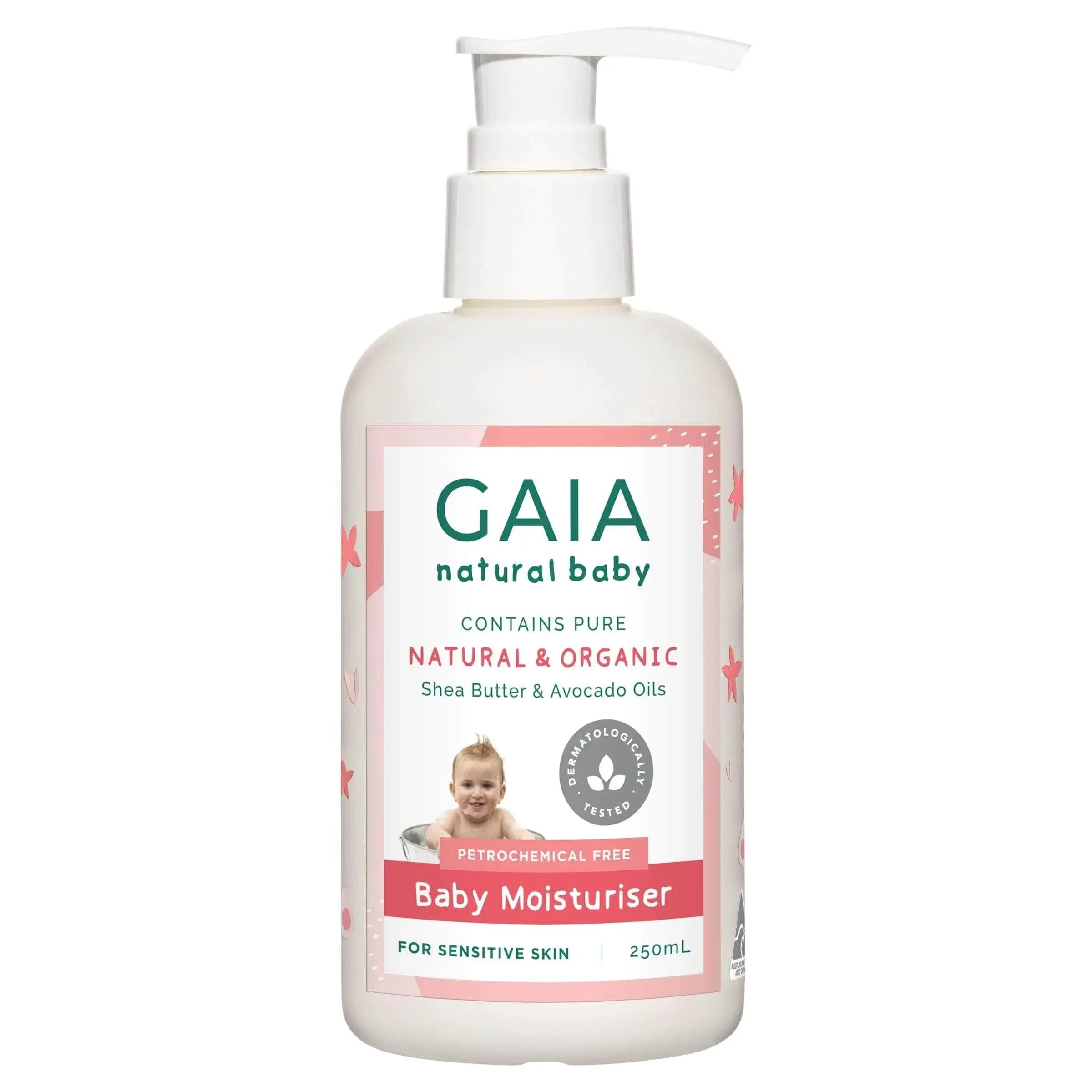 Natural Baby Moisturiser 250ml - Gaia