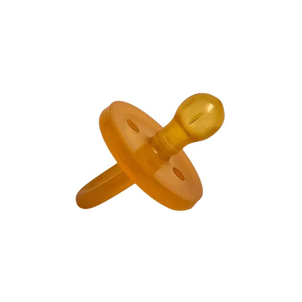 Natural Rubber Soother - Single Rounded Pacifier