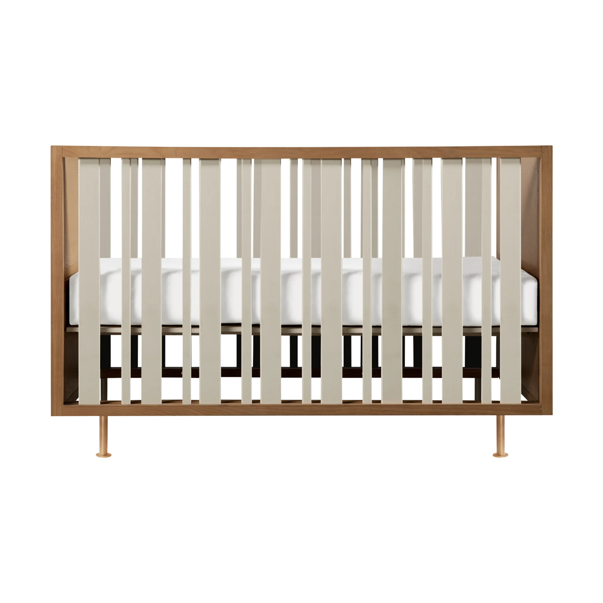 Nursery Works Novella 4-in-1 Convertible Crib - Stained Ash/Ivory | Babylist Shop