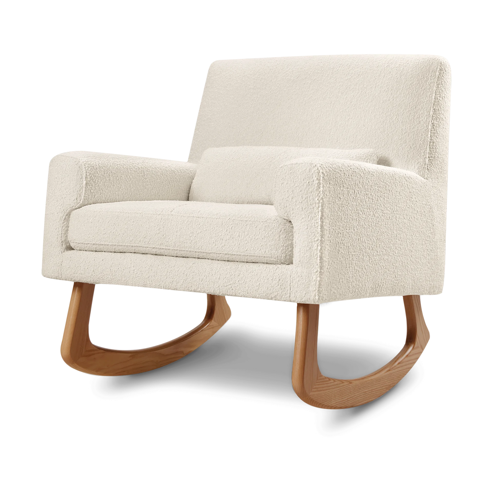 Nursery Works Sleepytime Rocker - Ivory Boucle/Light Legs | Babylist Shop