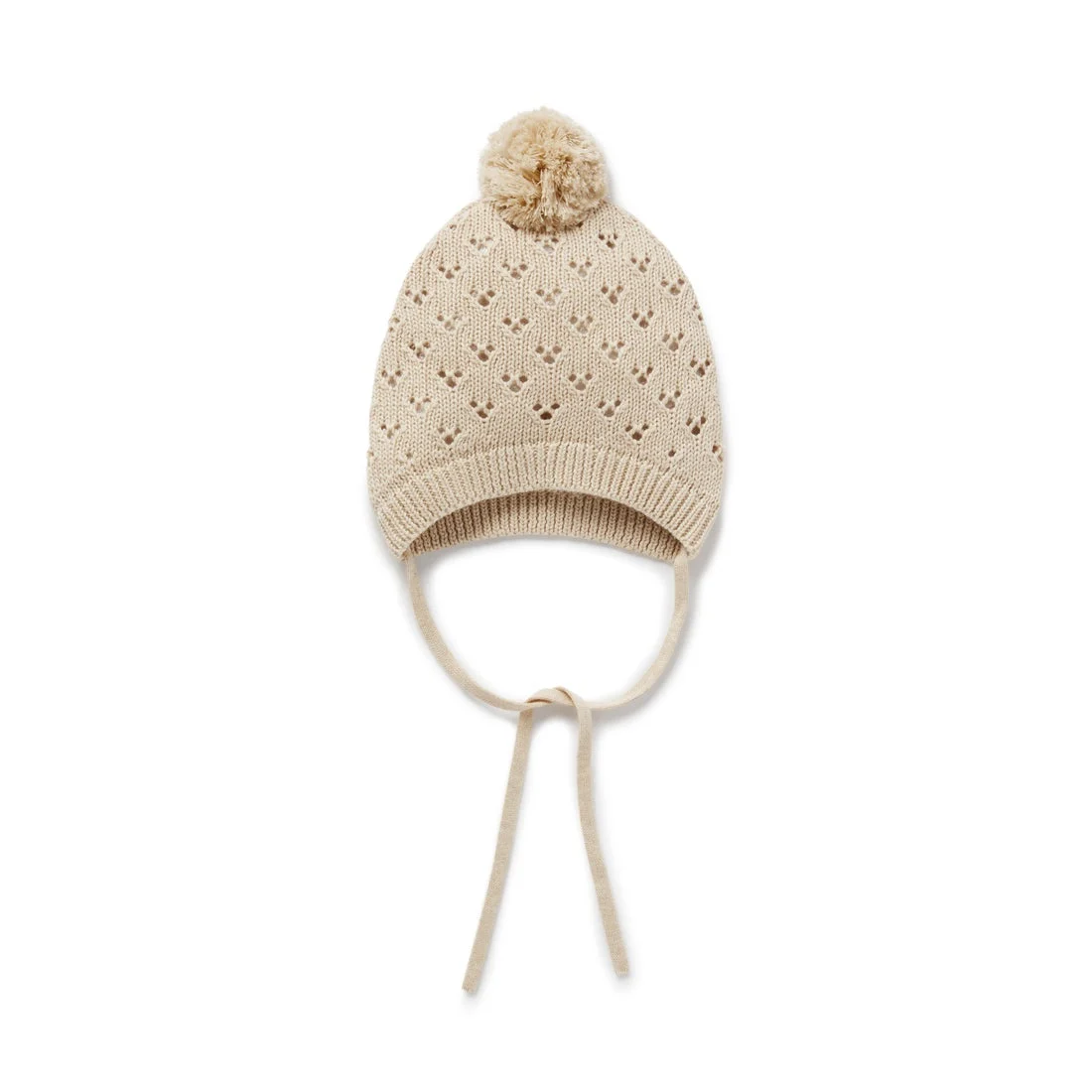 Oatmeal Knit Bonnet