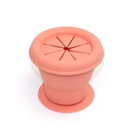OB Designs Silicone Snack Cup - Peach