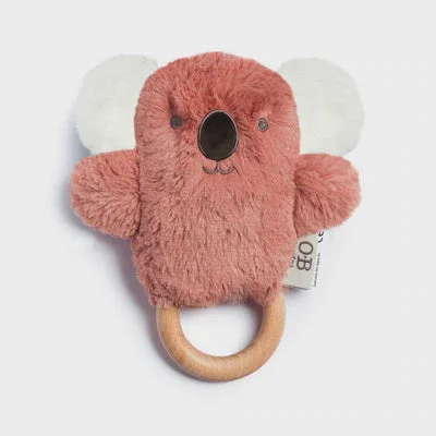 OB Designs Wooden Teething Rattle - Kate Koala