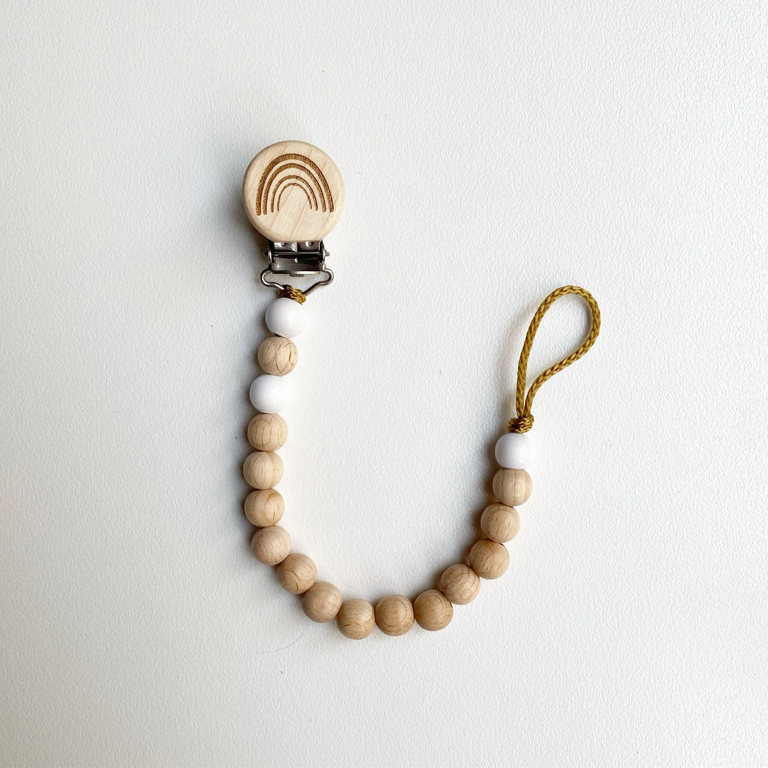 OLH Petite Bead Dummy Chain - Rainbow White