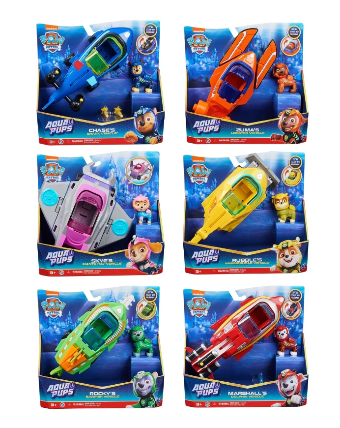 Paw Patrol Aqua Pups Vehicles - Assorted StylesAssorted
