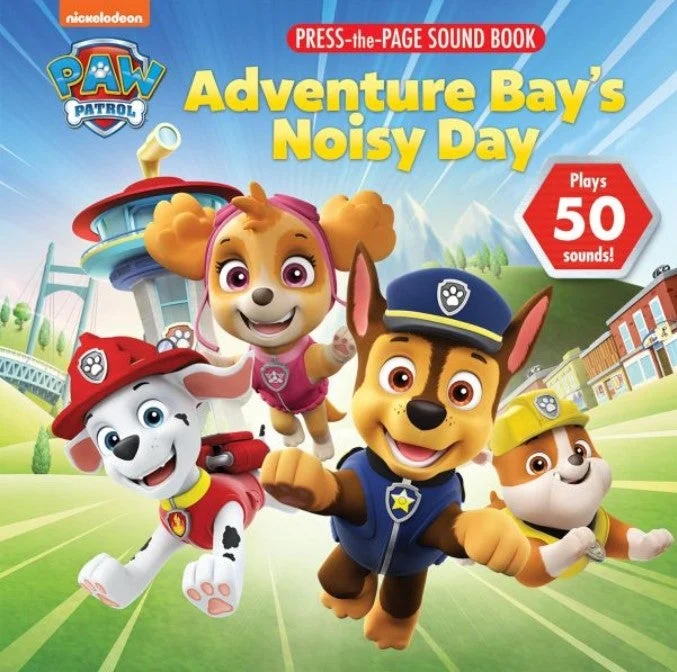 Paw Patrol Press The Page Mini Deluxe Play-a-sound Book Blue