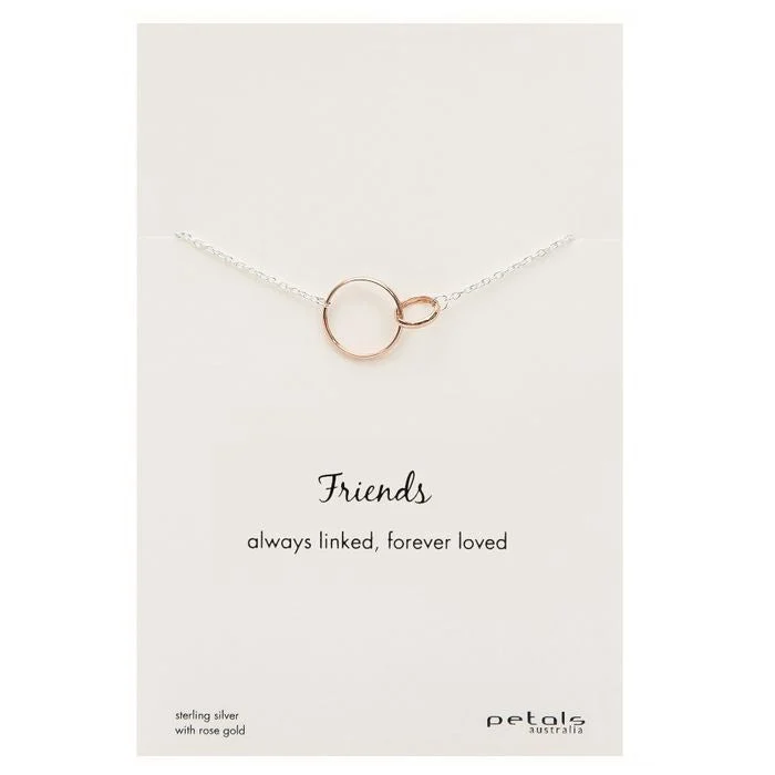 Petals Linked Necklace - Friends