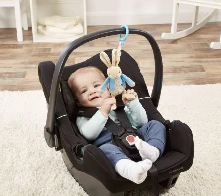 Peter Rabbit Jiggle Attachable Toy Blue