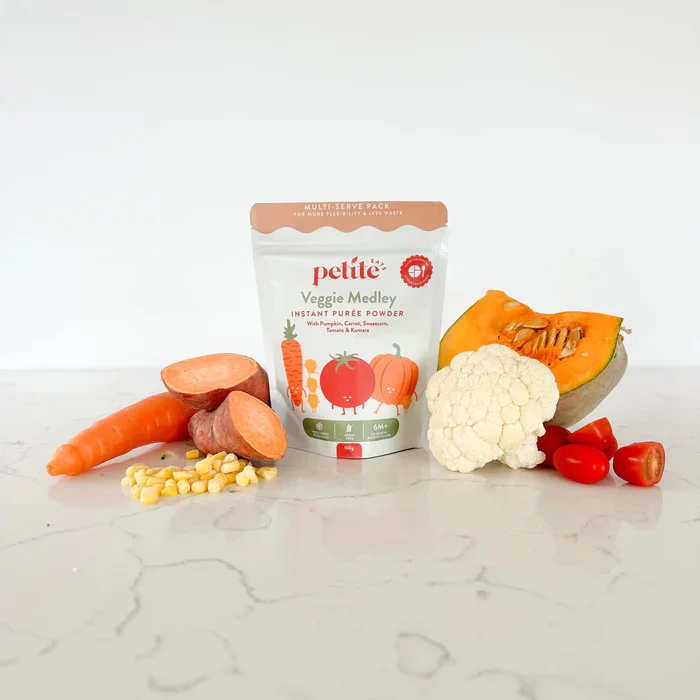 Petite Eats Veggie Medley Instant Puree Powder 100g – 5 Servings