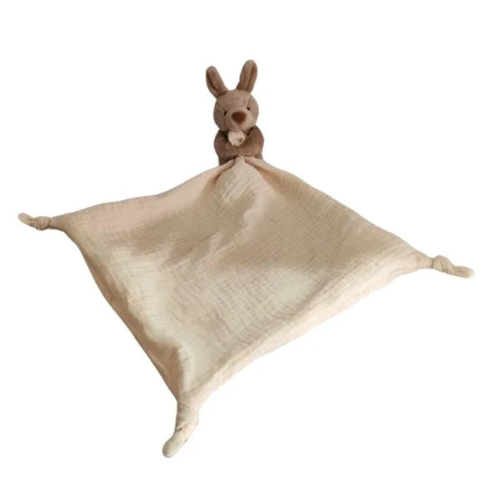 Petite Vous JoJo the Kangaroo and Comfort Blanket Muslin