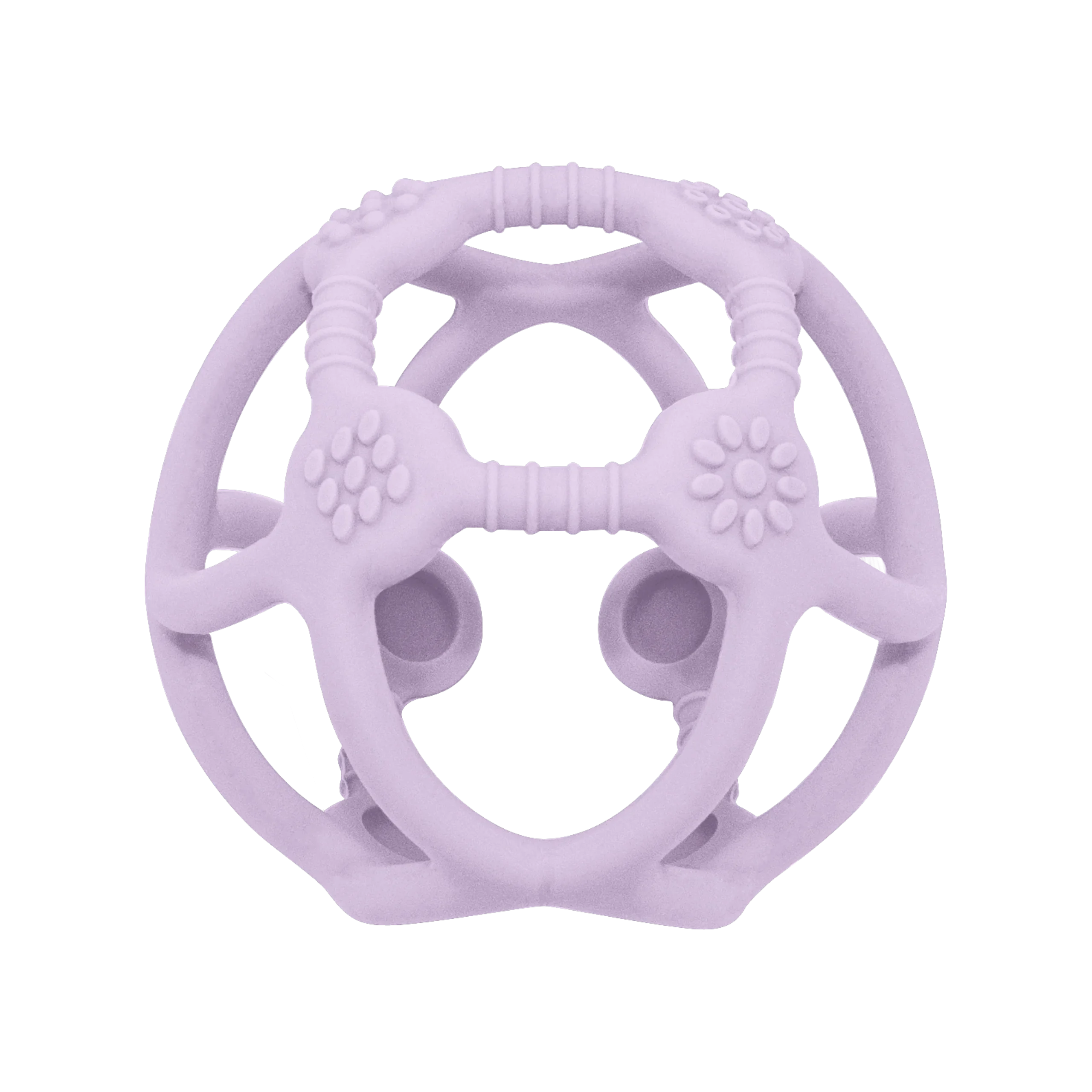 Playground Silicone Teething Ball-Light Purple