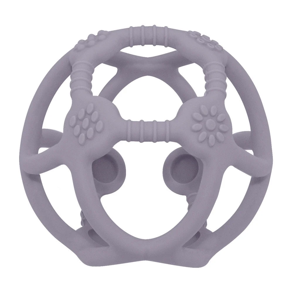 Playground Silicone Teething Ball-Lilac