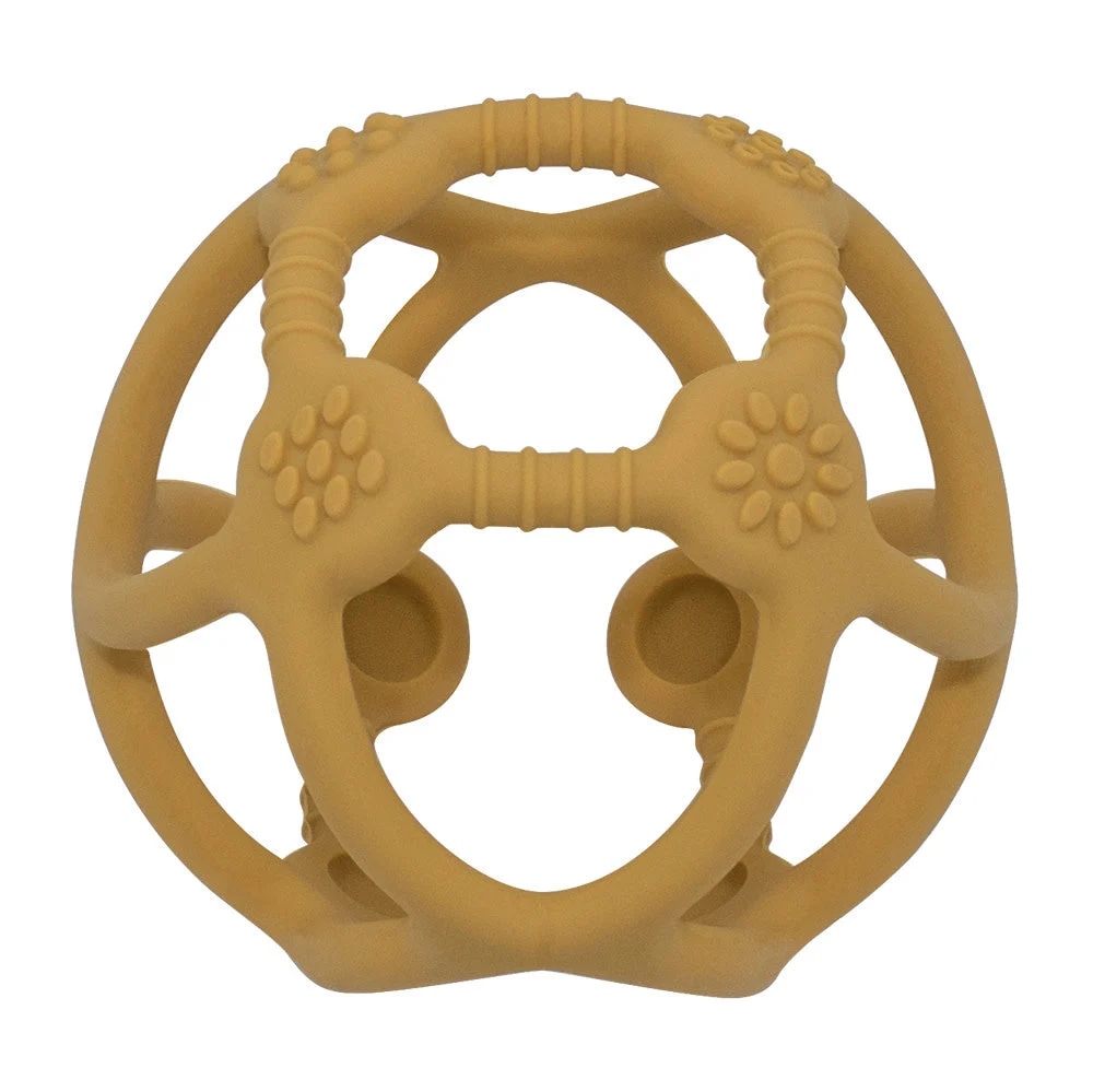 Playground Silicone Teething Ball-Sunshine