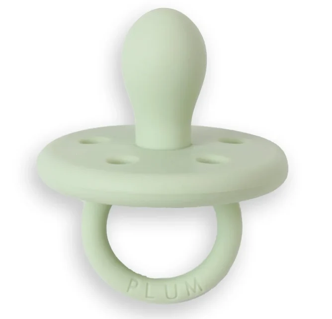 Plum All Silicone Soother 0-6m Olive Olive