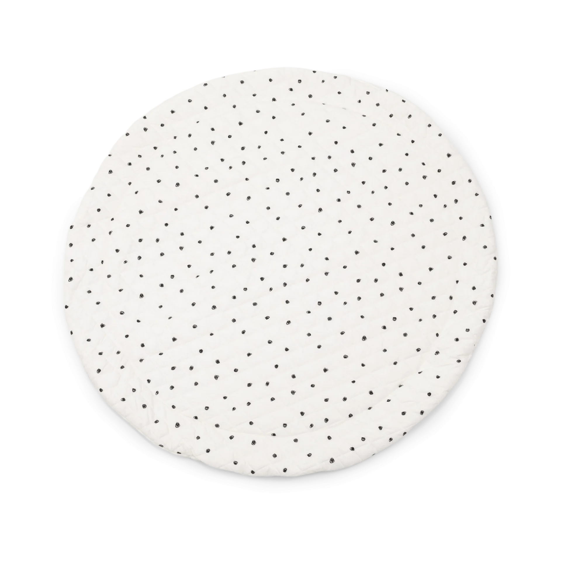 Poppyseed Play Extra Padded Round Play Mat - Black & White | Babylist Shop