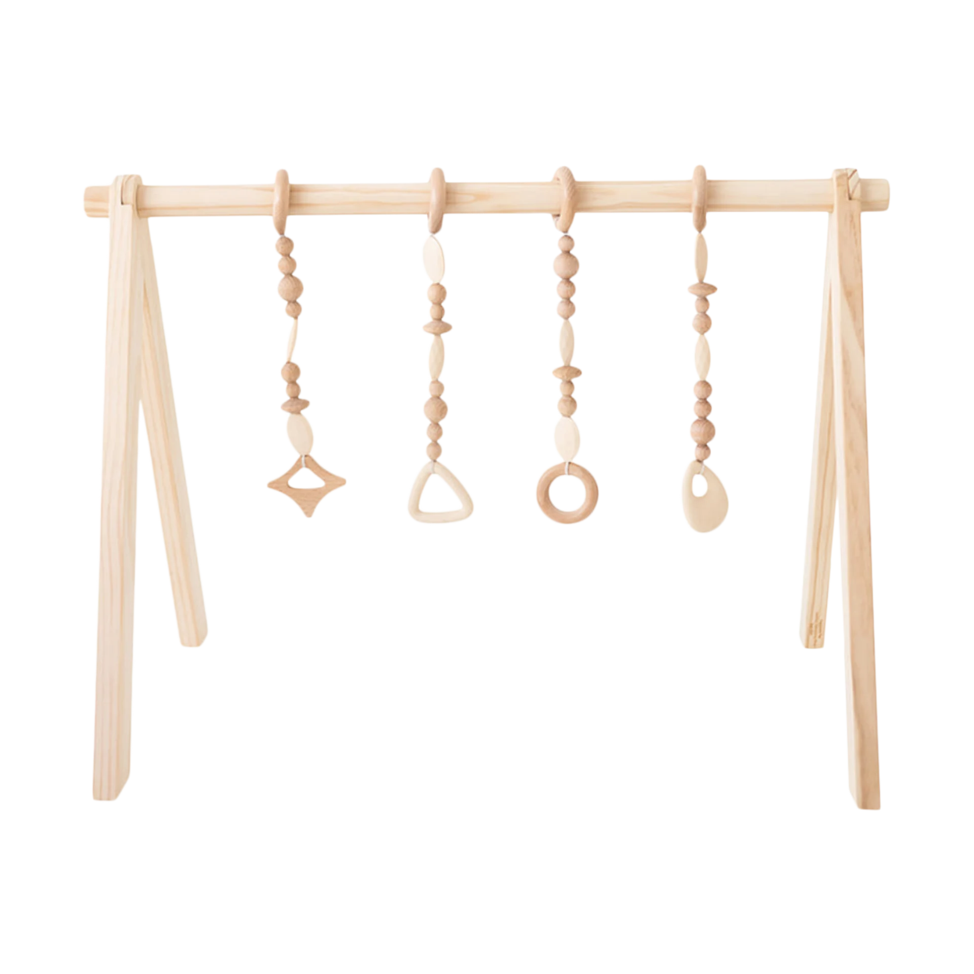 Poppyseed Play Wooden Baby Gym - Natural | Babylist Shop