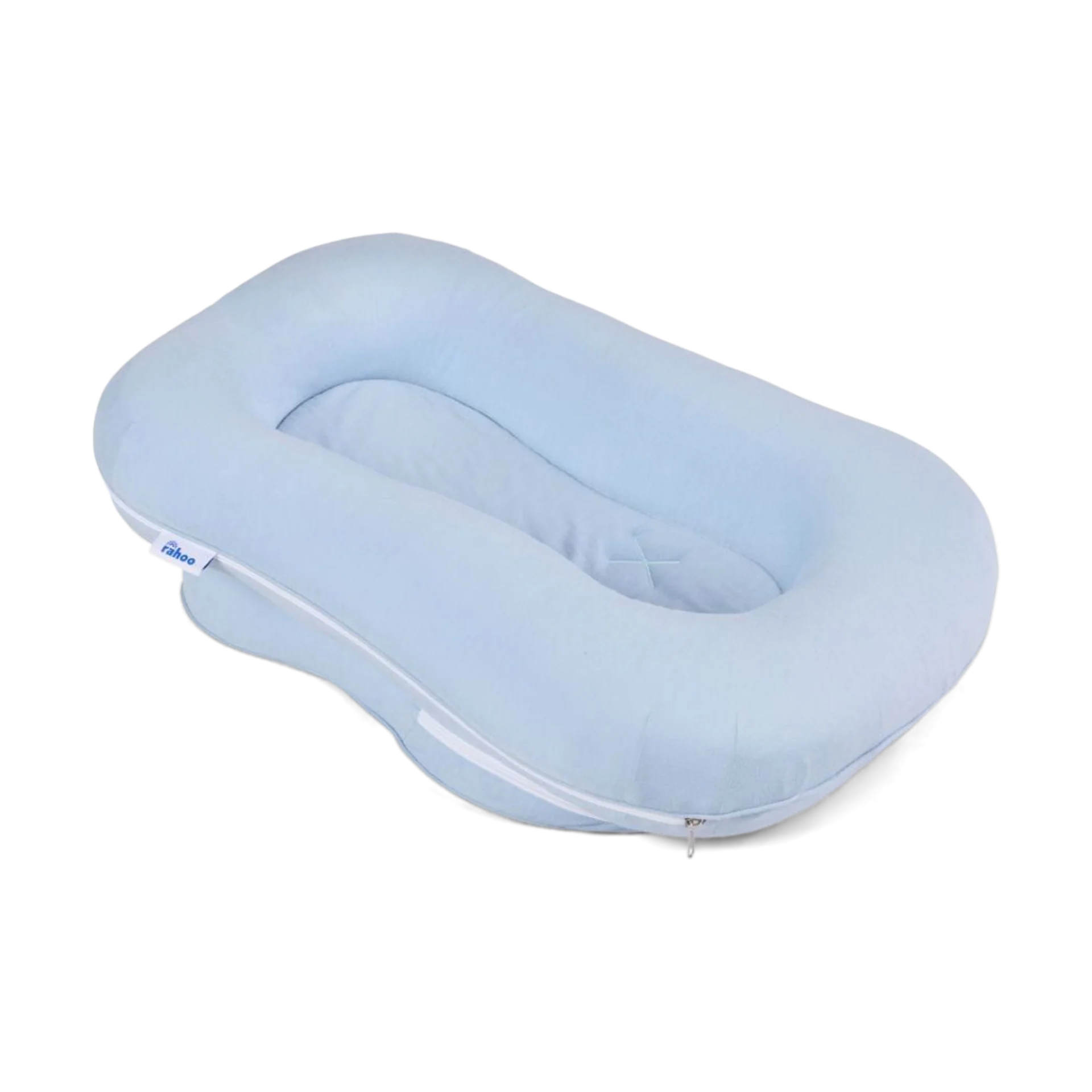 Rahoo Baby Learn & Lounge 3-in-1 Newborn Lounger - Blue Fog | Babylist Shop