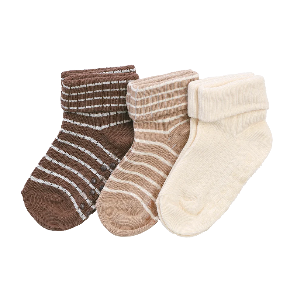 Ricochet Baby Rib 3pk Socks Multi