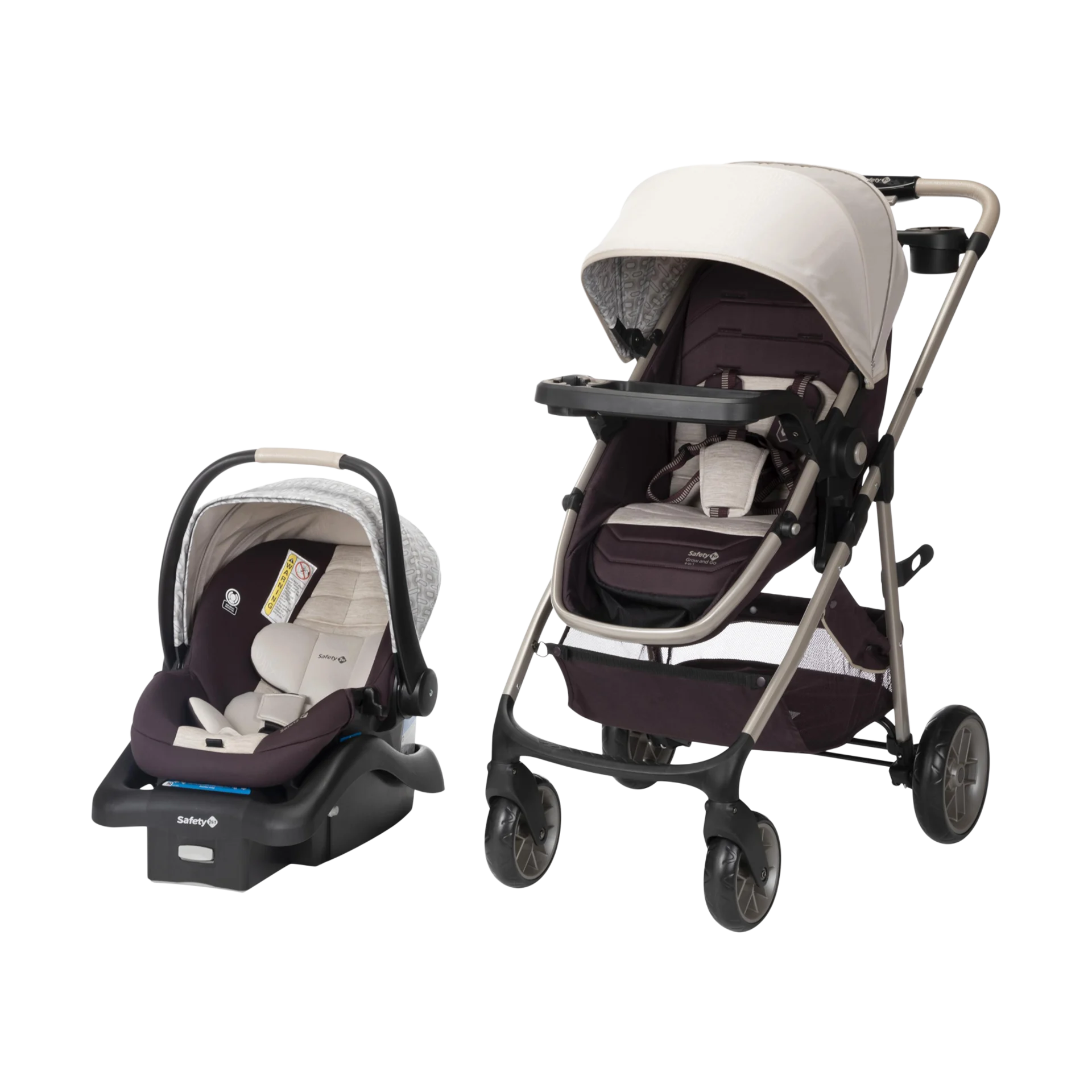 Safety 1st Deluxe Grow and Go Flex 8-in-1 Travel System - Dune's Edge | Babylist Shop