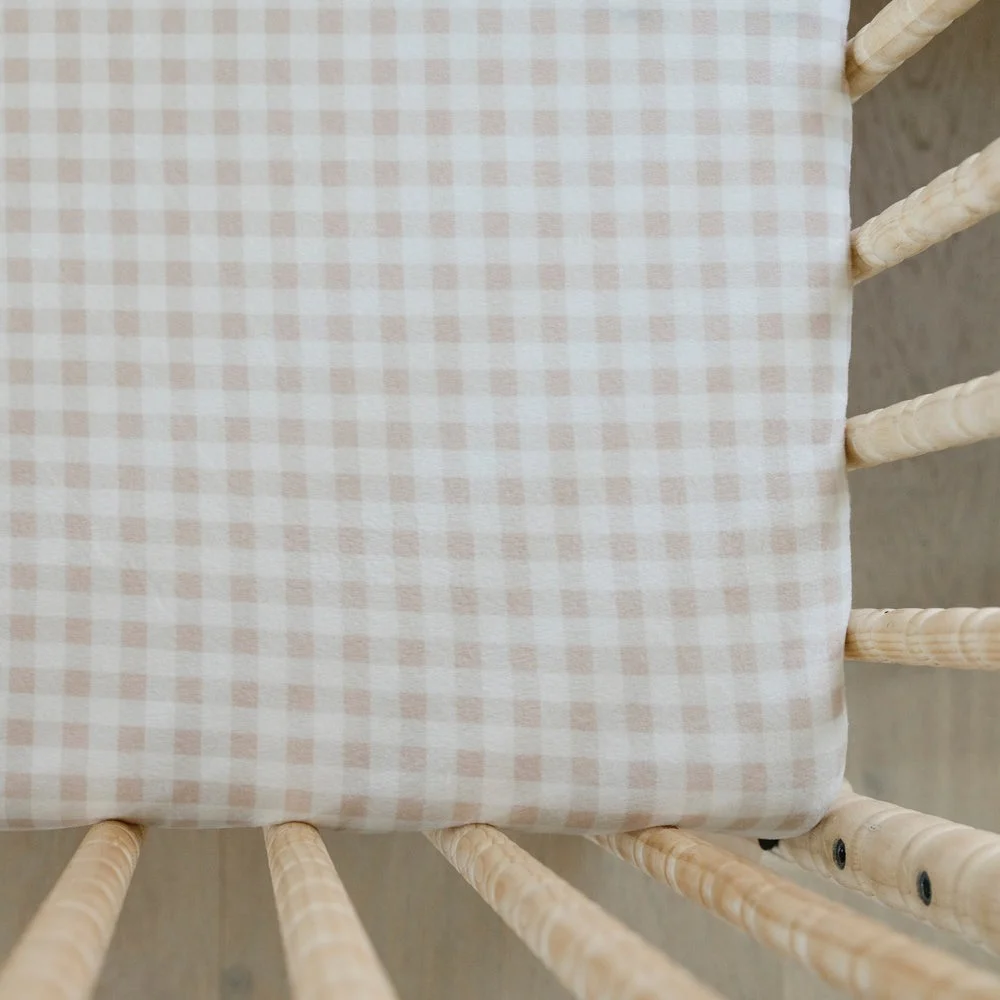 Saranoni Minky Stretch Luxe Crib Sheet
