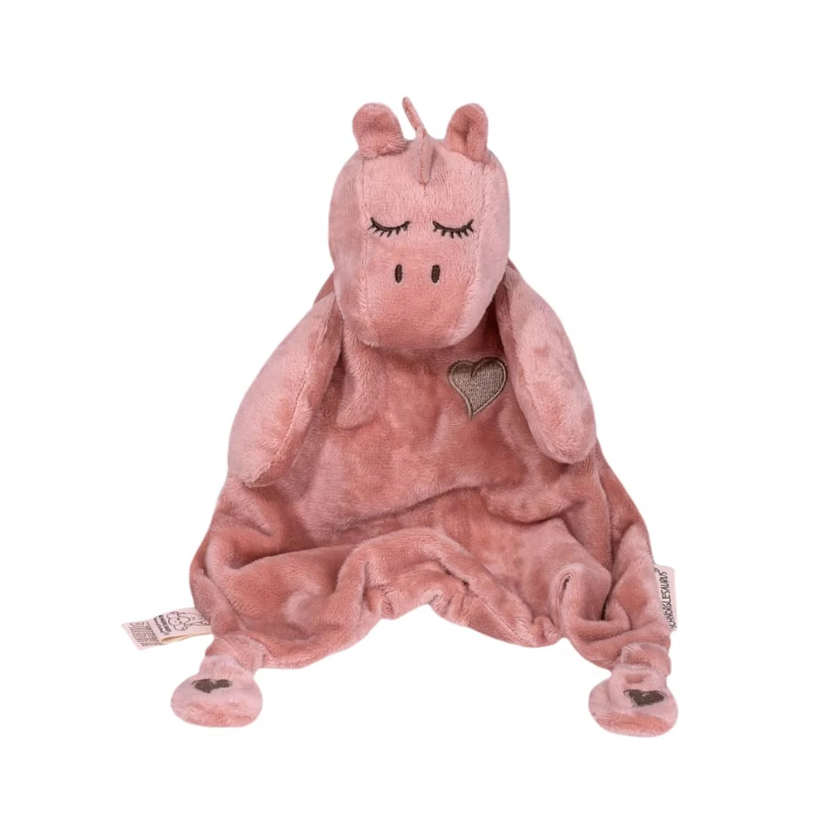 Schnorg Baby Mini Schnorglesaurus Sensory Comforter - Rose