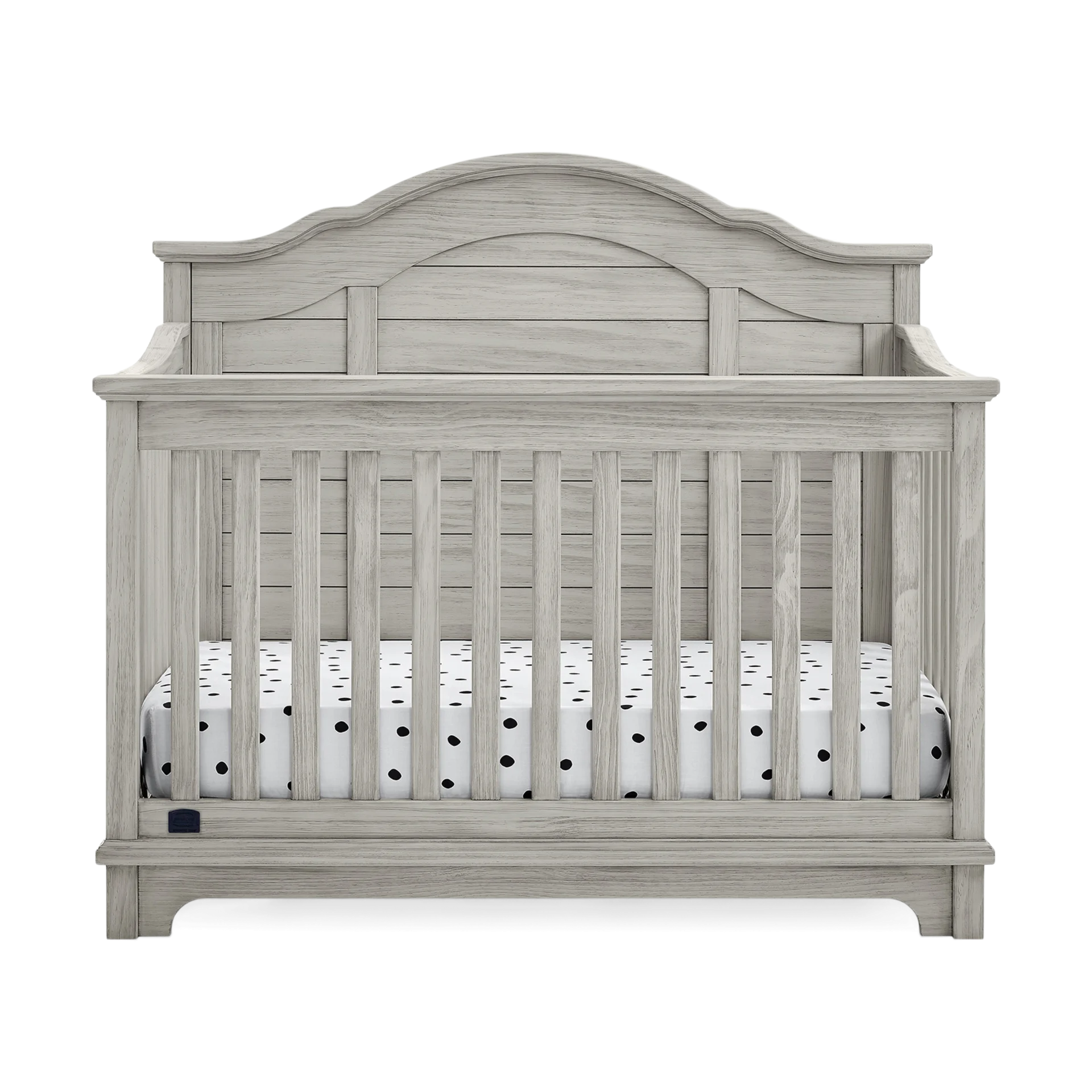 Simmons Kids Asher 6-in-1 Convertible Crib with Toddler Rail - Rustic Mist | Babylist Shop
