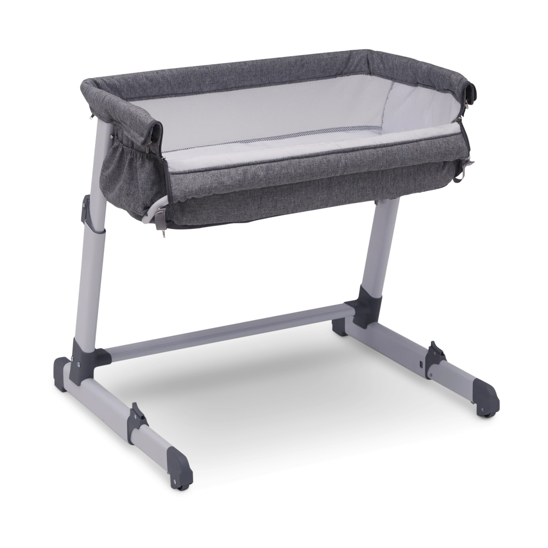 Simmons Kids Dream Bedside Baby Bassinet Sleeper - Grey | Babylist Shop