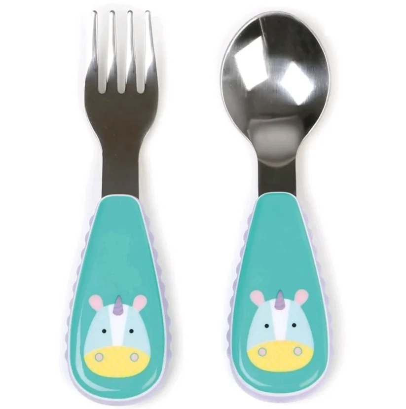 Skip Hop Zootensils Fork & Spoon Unicorn Unicorn