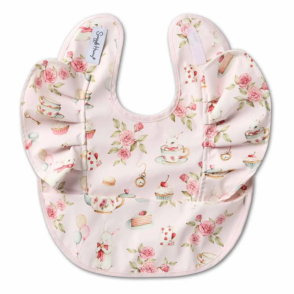 Snuggle Bib Waterproof - Alice’s Tea Party Frill