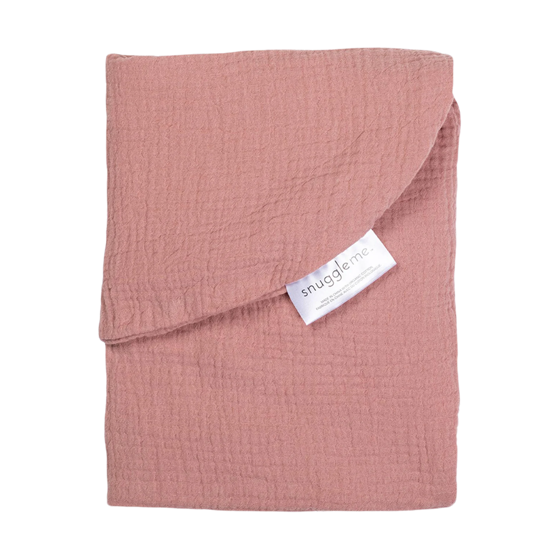 Snuggle Me Organic Infant Lounger Curve Muslin Cover - Gumdrop | Babylist Shop