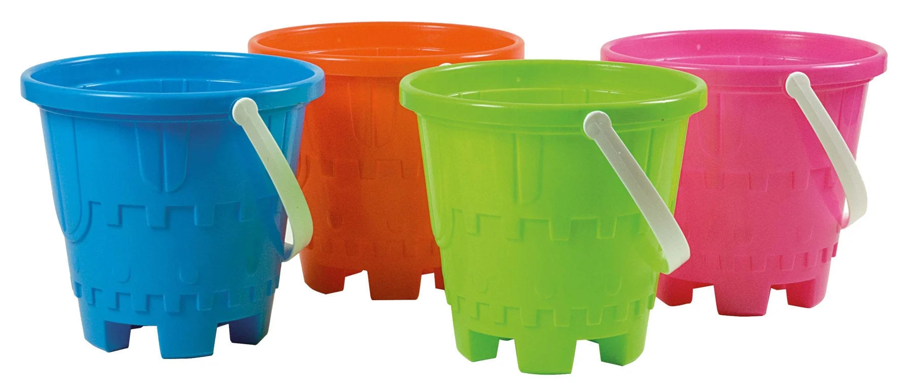 Summertime Castle Bucket 17cm Single - Assorted Colour Assorted
