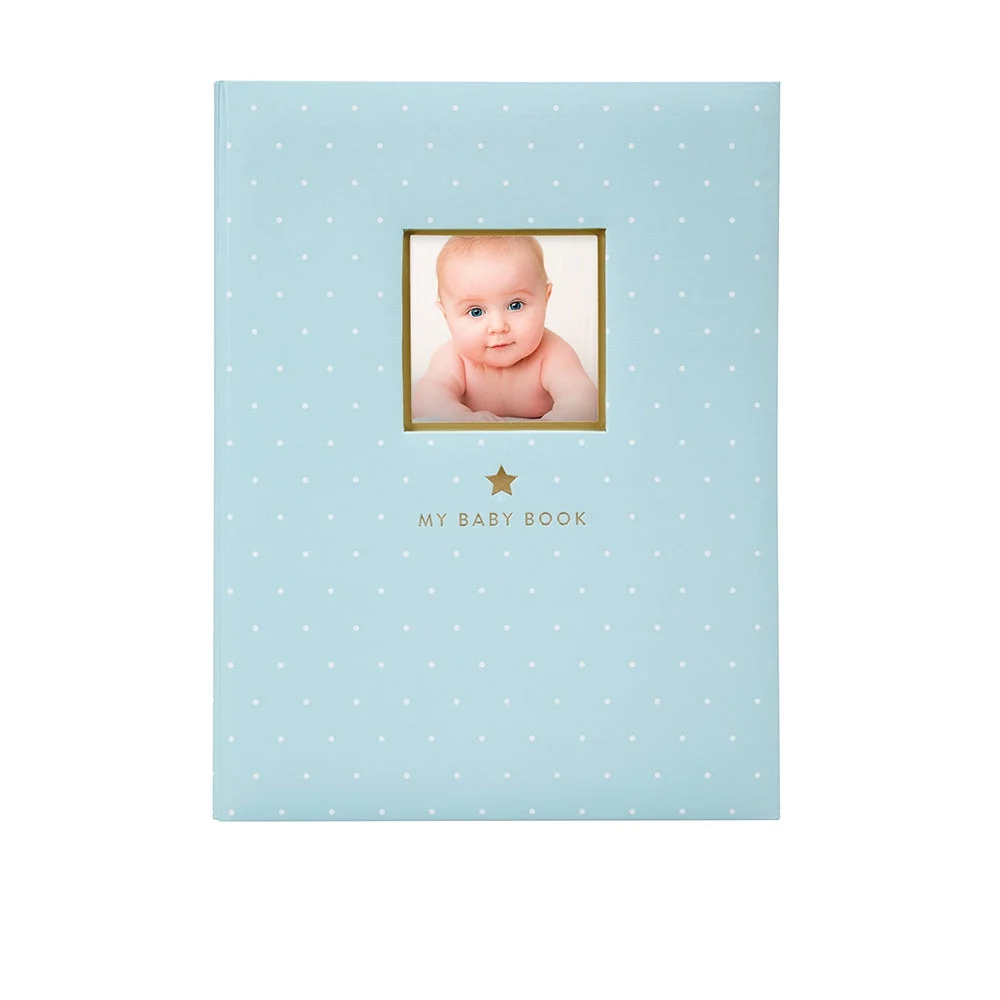 Sweet Welcome Baby Book - Blue