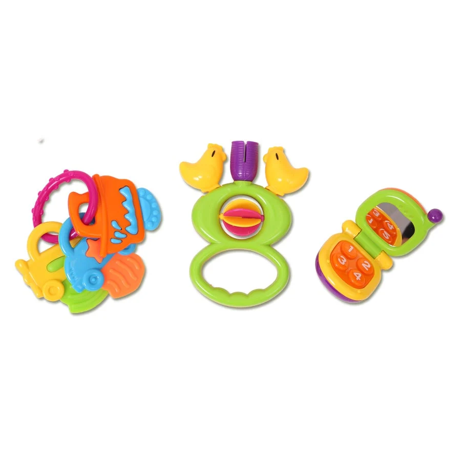 Tanny Baby Rattle 3-pack Multi