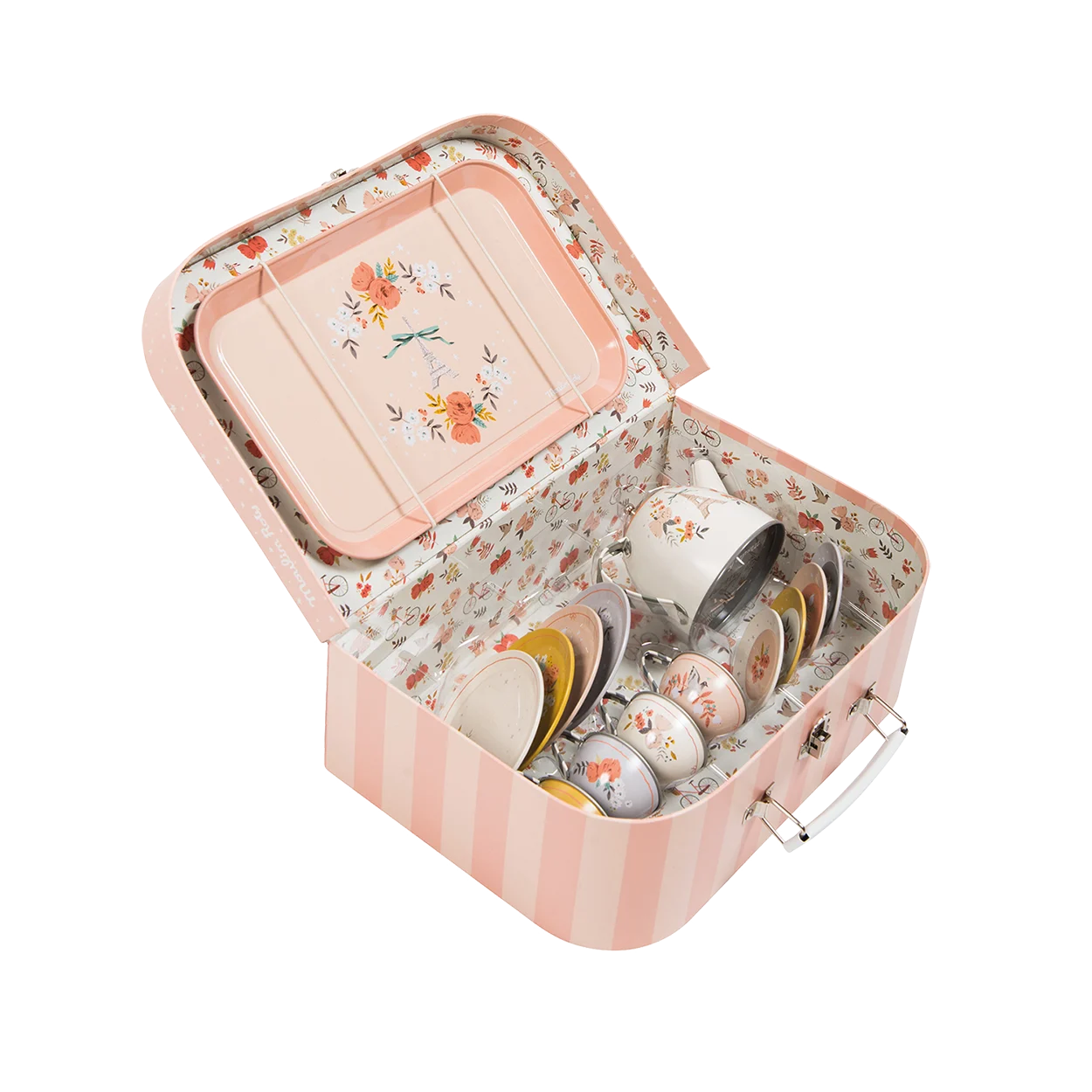 Tin Tea Set Suitcase The Parisian